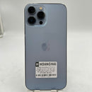 iPhone 13 Pro Max 128GB Blue 97% battery 85% DBH International Apple (code LL/A, screen and wave column dark, 1x orange ink stain, 4x orange spots, scratches on edges, screen, dark back, genuine Apple screen replacement) - HH4062 