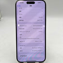 iPhone 15 Pro Max 256GB Blue 98% battery 87% International from SB (No SB sim - 0.5x spots, scratched screen, scratched back, dark edges) - HH0610 