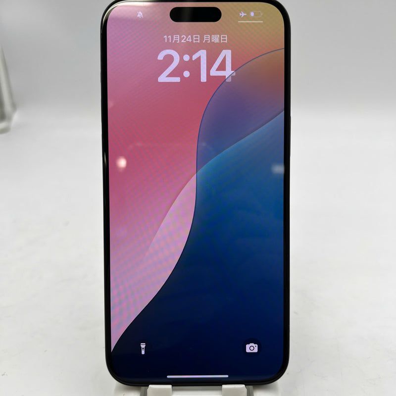 iPhone 15 Pro Max 256GB Blue 98% battery 87% International from SB (No SB sim - 0.5x spots, scratched screen, scratched back, dark edges) - HH0610 