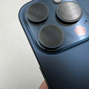 iPhone 15 Pro Max 256GB Blue 98% battery 87% International from SB (No SB sim - 0.5x spots, scratched screen, scratched back, dark edges) - HH0610 