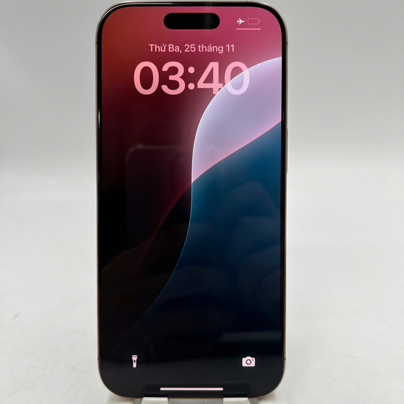 iPhone 16 Pro 128GB Desert Gold 98% battery 92% International Apple (scratched edges) - HH3841 