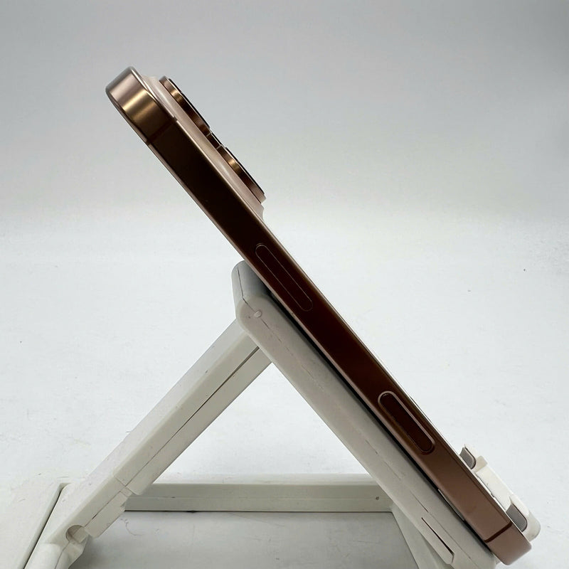 iPhone 16 Pro 128GB Desert Gold 98% battery 92% International Apple (scratched edges) - HH3841 