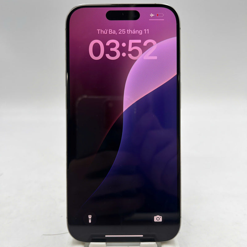 iPhone 15 Pro 128GB Natural 98% battery 85% Apple International (0.5x spot) - HH7611 