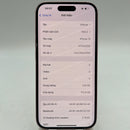 iPhone 15 128GB Pink 98% battery 95% International from DCM (No DCM sim - light screen scratches) - HH6913 