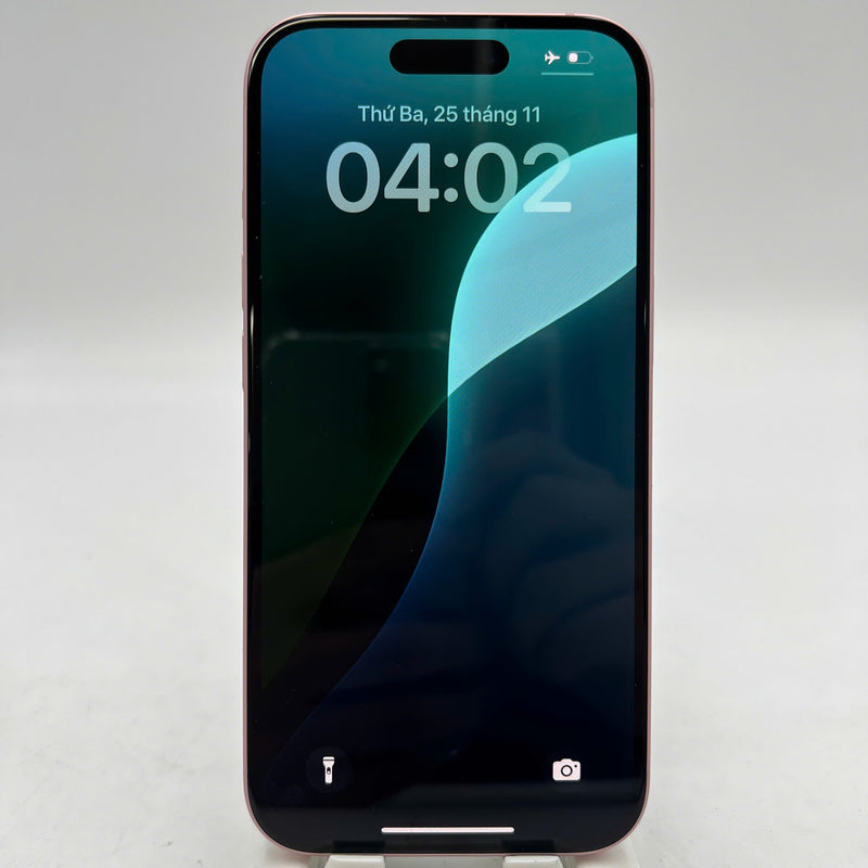 iPhone 15 128GB Pink 98% battery 95% International from DCM (No DCM sim - light screen scratches) - HH6913 