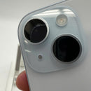 iPhone 15 128GB Blue 98% battery 87% International from AU (No AU sim - Scratched camera edge) - HH3935 