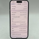 iPhone 15 128GB Blue 98% battery 87% International from AU (No AU sim - Scratched camera edge) - HH3935 