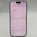 iPhone 16 Pro 256GB White 98% battery 91% International Apple - HH3355 