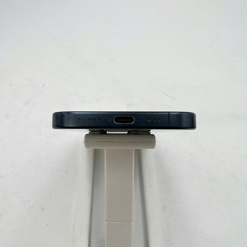 iPhone 15 Pro 128GB Blue 98% battery 87% International from SB (No SB sim - scratches on edges, slightly dark back) - HH5103 