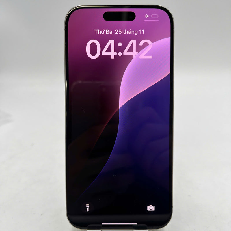 iPhone 15 Pro 128GB Natural 98% battery 90% International Apple - HH6229 