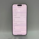 iPhone 15 Pro 128GB White 98% battery 90% International Apple - HH6962 