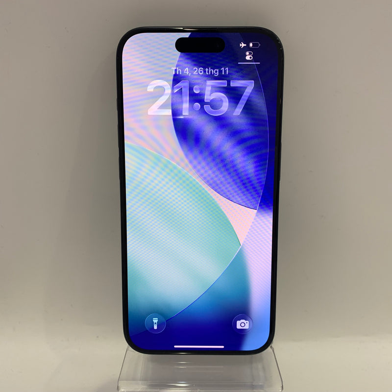 iPhone 15 Pro 256GB Blue 98% battery 89% International from SB (No SB sim) - HH7162 