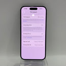 iPhone 15 Pro 256GB Blue 98% battery 89% International from SB (No SB sim) - HH7162 