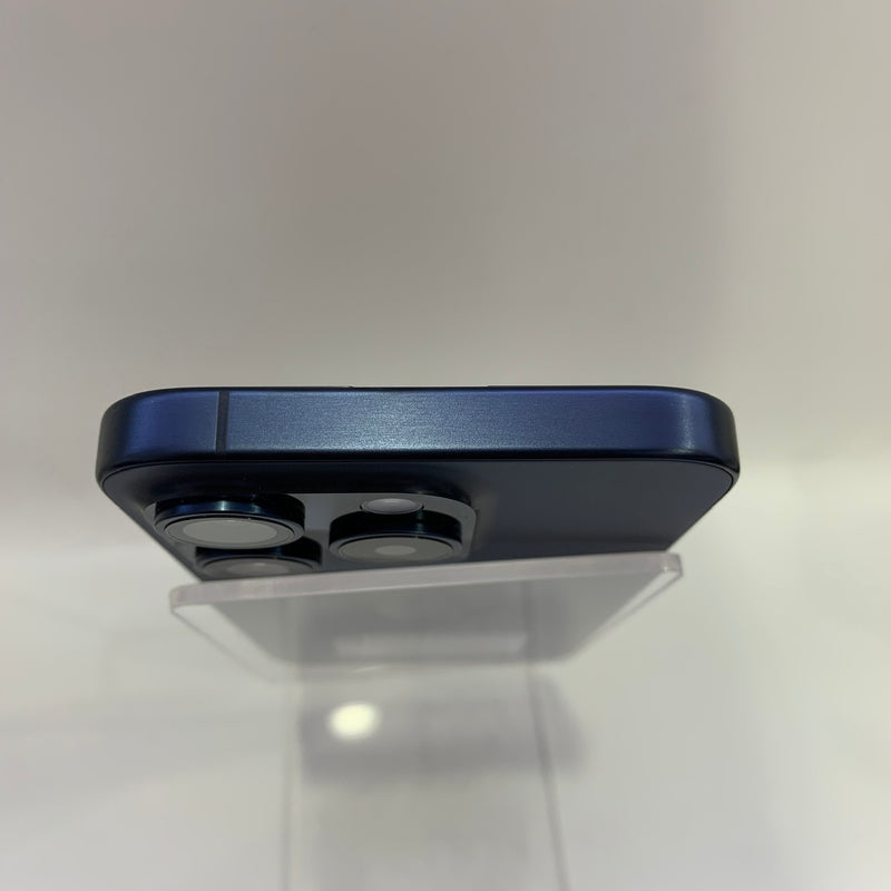 iPhone 15 Pro 256GB Blue 98% battery 89% International from SB (No SB sim) - HH7162 