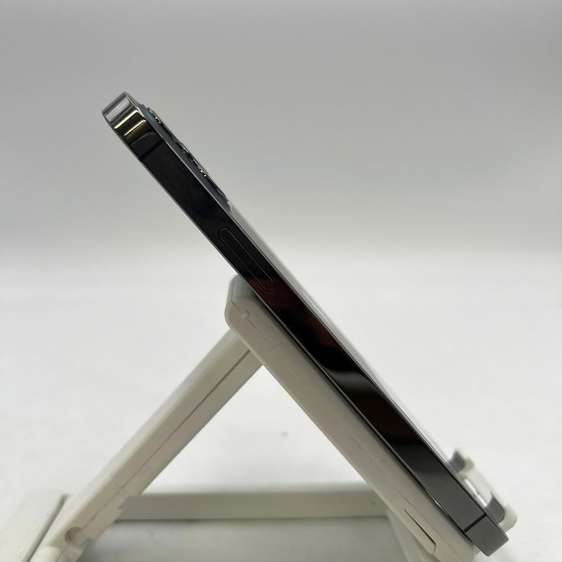 iPhone 12 Pro 128GB Black 98% battery 88% Apple International (scratched orange border, dark back, genuine Apple battery replacement) - HH3010 