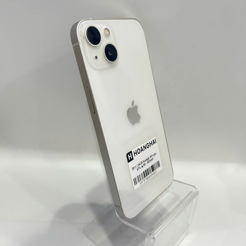 iPhone 13 128GB White 98% battery 87% International from SB (No SB sim) - HH6069 