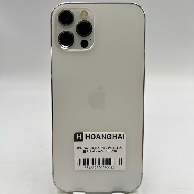 iPhone 12 Pro 128GB White 98% battery 87% The device has paid off all network fees and is used like an Apple International (scratched edges) - HH9918 