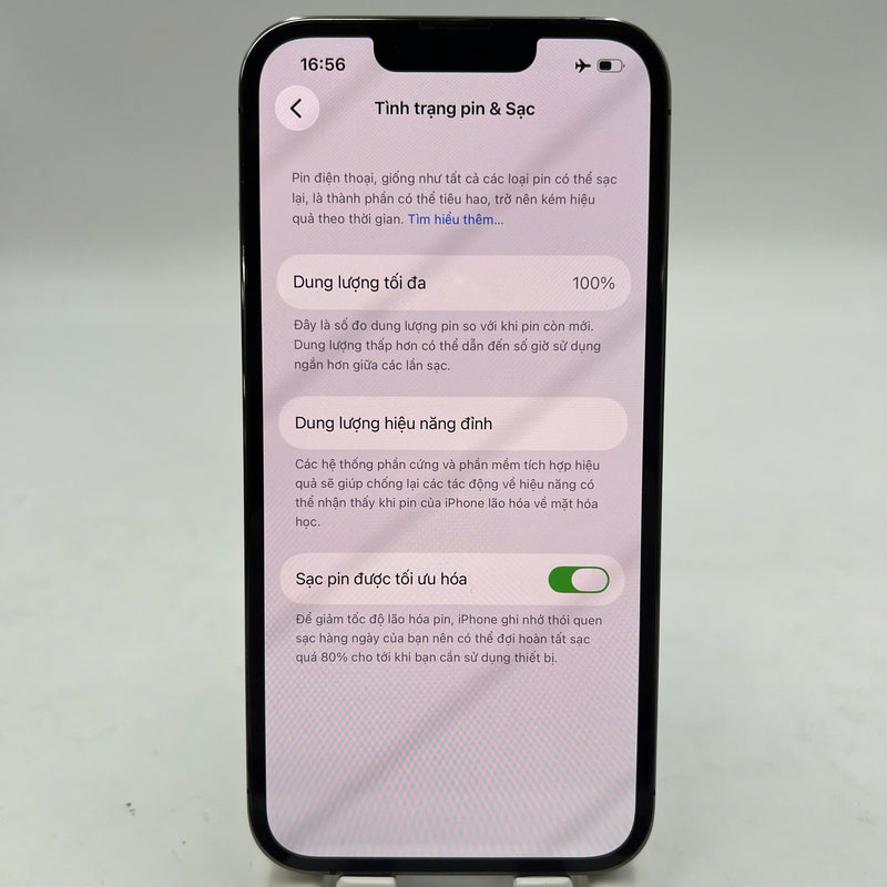 iPhone 13 Pro 128GB Black 98% battery 100% The device has paid off all network fees and is used like Apple International (Battery replaced, slightly dark back, 3x spots) - HH9789 