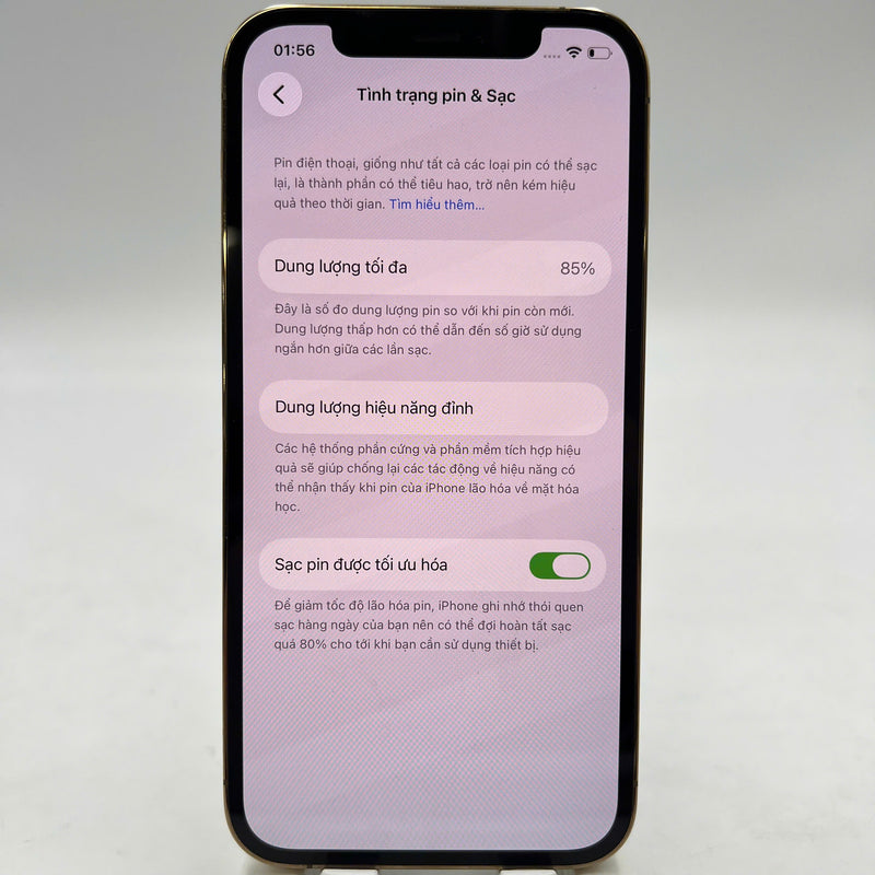 iPhone 12 Pro 128GB Gold 98% battery 85% The device has paid off all network fees and is used as an international Apple - HH3878 