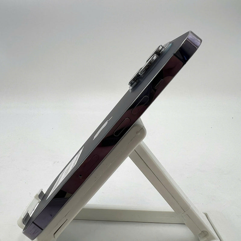 iPhone 14 Pro 128GB Purple 98% battery 88% International from AU (Does not use AU sim - 0.5x spots, dark edges) - HH3821 