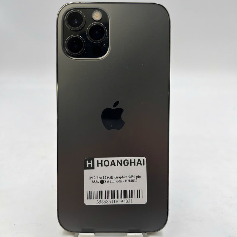 iPhone 12 Pro 128GB Black 98% battery 88% The device has paid off all network fees and is used like an Apple International (dark edges) - HH4031 