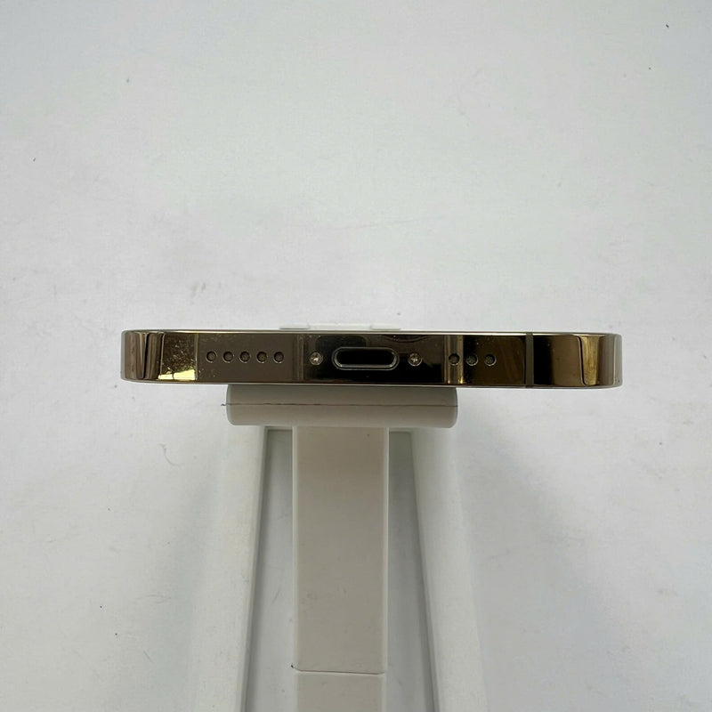 iPhone 13 Pro Max 128GB Gold 98% battery 85% International from SB (No SB sim - 0.5x spot) - HH4010 