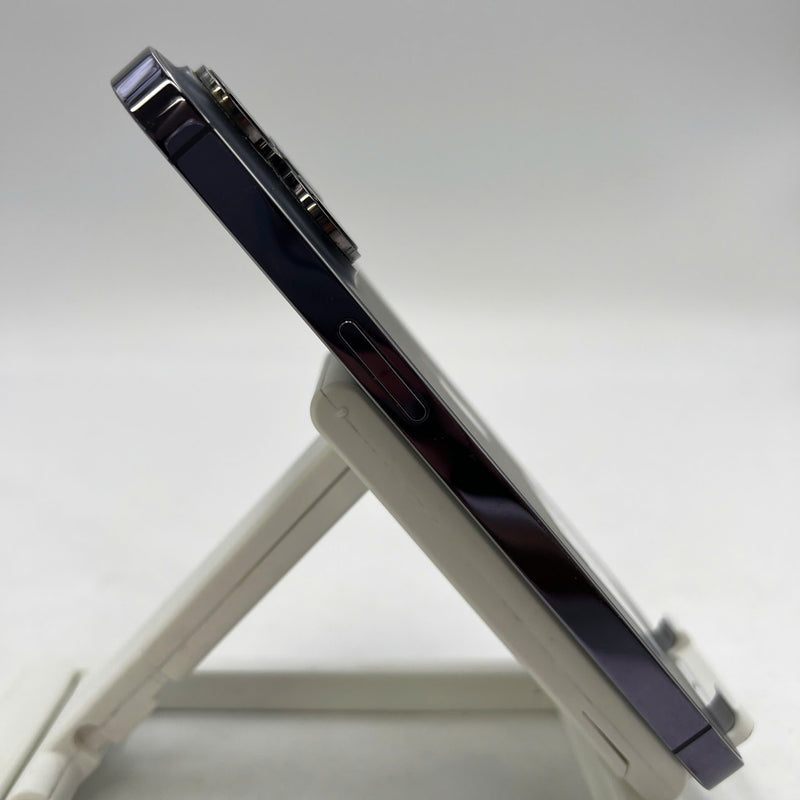 iPhone 14 Pro 256GB Purple 98% battery 87% Apple International (scratched paint on the edge) - HH0593 