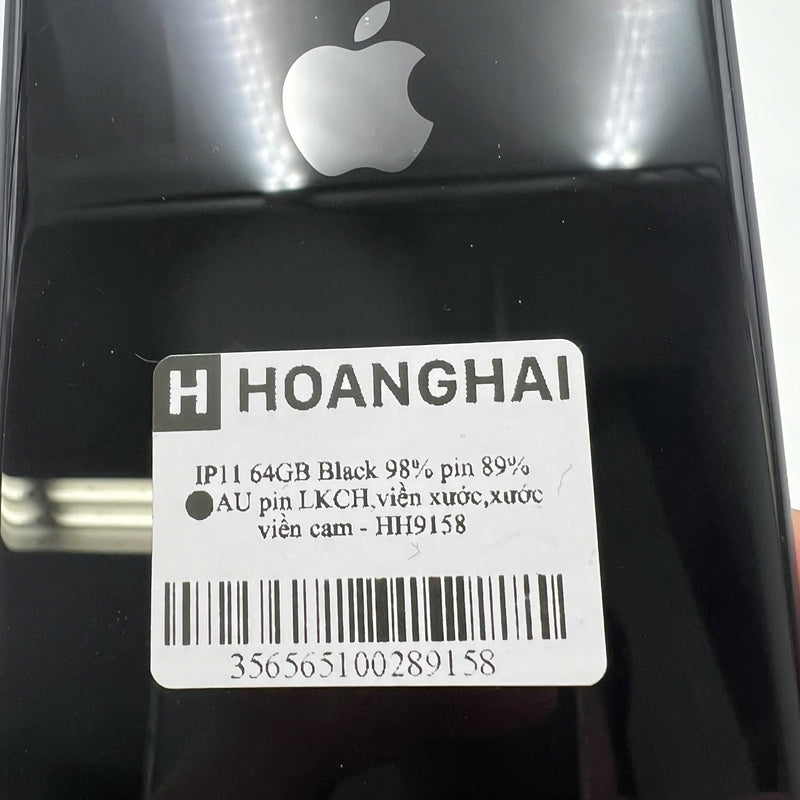 iPhone 11 64GB Black 98% battery 89% The device has paid off all network bills and is used like an Apple International (LKCH battery, scratched edges, scratched orange edges) - HH9158 