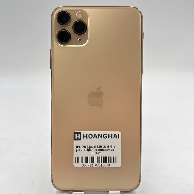 iPhone 11 Pro Max 256GB Gold 98% battery 91% The device has paid off all network fees and is used as an Apple International (Warranty exchange, 1x camera spot) - HH6679 