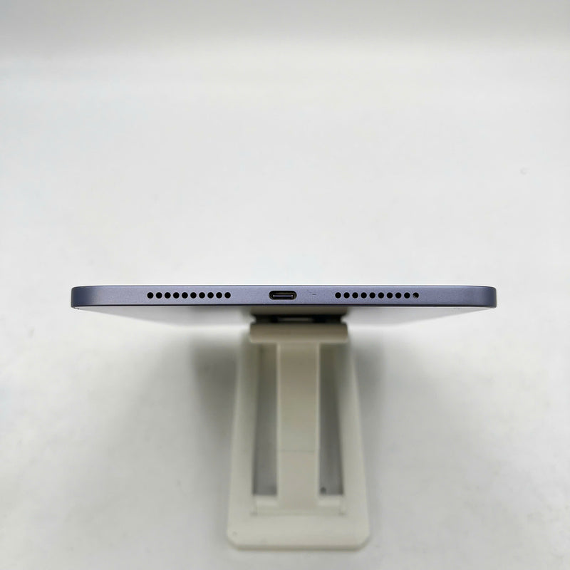 iPad Mini 6 8.3in 256GB Purple Wifi 98% Battery 93% (screen stripes, dented edges) 
