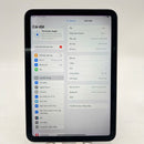 iPad Mini 6 8.3in 256GB Purple Wifi 98% Battery 93% (screen stripes, dented edges) 