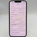 iPhone 14 128GB White 98% battery 100% Apple International (Replaced battery, replaced back glass, scratched edges) - HH8807 