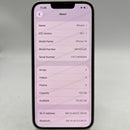 iPhone 14 128GB White 98% battery 100% Apple International (Replaced battery, replaced back glass, scratched edges) - HH8807 