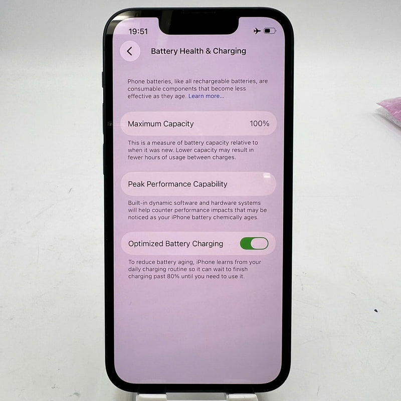 iPhone 13 mini 128GB Black 98% battery 100% The device has paid all network fees and is used like Apple International (Battery replaced, scratched edges) - HH9737 