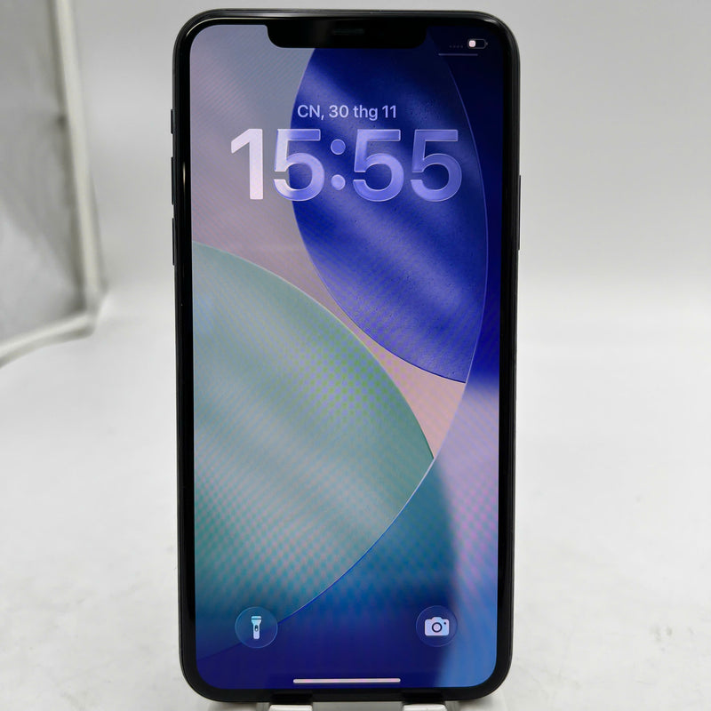 iPhone 11 Pro Max 256GB Green 97% battery 91% Warranty code LL/A (replaced battery, 1x spot, scratched screen, scratched edges, dark back) - HH5071 