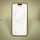 iPhone 15 Pro 128GB White 98% battery 87% Apple International (LKCH camera, scratched edges, dark back) - HH8953 