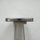 iPhone 15 Pro 128GB White 98% battery 87% Apple International (LKCH camera, scratched edges, dark back) - HH8953 