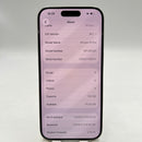 iPhone 15 Pro 128GB White 98% battery 87% Apple International (LKCH camera, scratched edges, dark back) - HH8953 