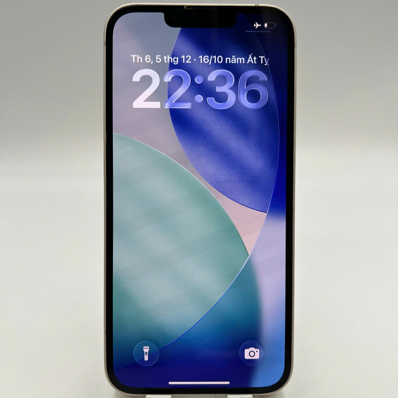 iPhone 13 128GB White 98% battery 100% The device has paid all network fees and is used like an Apple International (scratched edges, DTP) - HH8717 