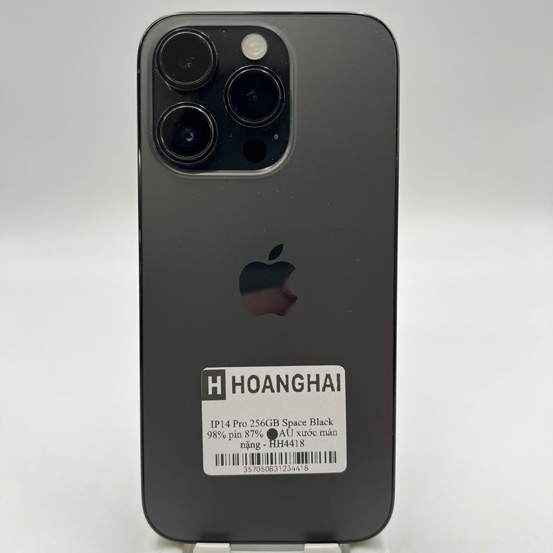 iPhone 14 Pro 256GB Black 98% battery 100% The device has paid off all network bills and is used like Apple International (scratched orange border, 0.5x/3x spots, DTP) - HH3020 