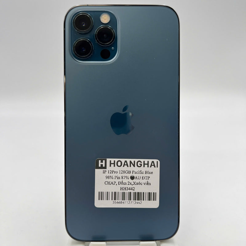 iPhone 12 Pro 128GB Blue 98% battery 90% The device has paid off all network fees and is used like Apple International (LKCH battery) - HH2934 