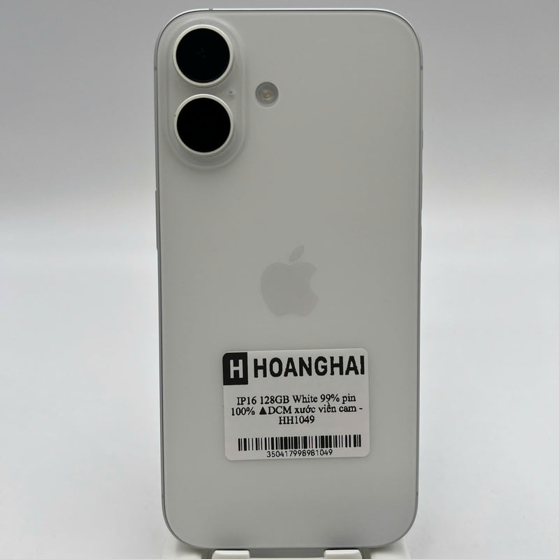 iPhone 16 128GB White 100% International Warranty from SB (No SB sim) 