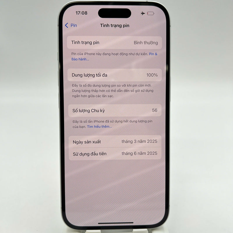 iPhone 16 128GB White 100% International Warranty from SB (No SB sim) 