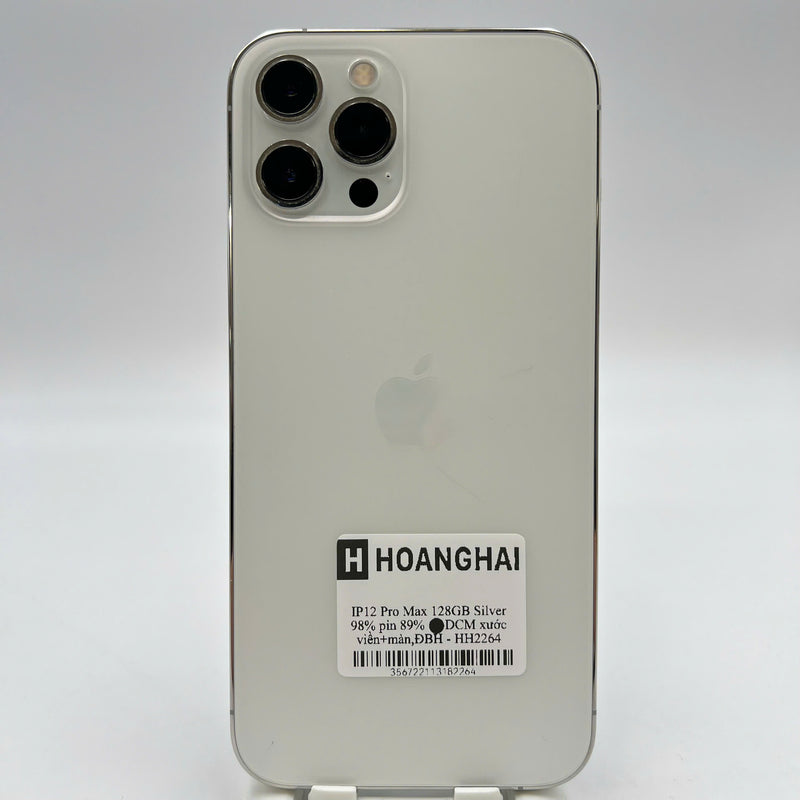 iPhone 12 Pro Max 256GB White 98% battery 87% warranty The device has paid all network fees and is used like Apple International (scratched screen, scratched edges, 2.5x spots) - HH6520 