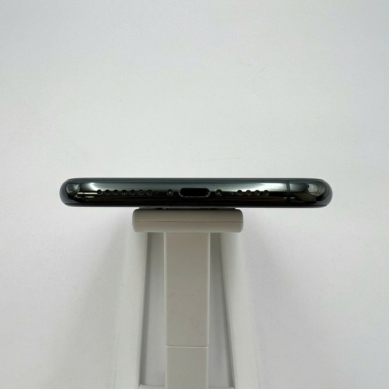 iPhone 11 Pro Max 64GB Green 98% battery 100% US version (Replaced battery - Locked device, 1x camera spot, dark edges, screen scratches) - HH0628 