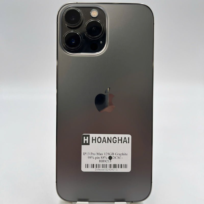 iPhone 13 Pro Max 128GB Black 98% battery 100% Apple International (Replaced battery, 3x spots) - HH5974 