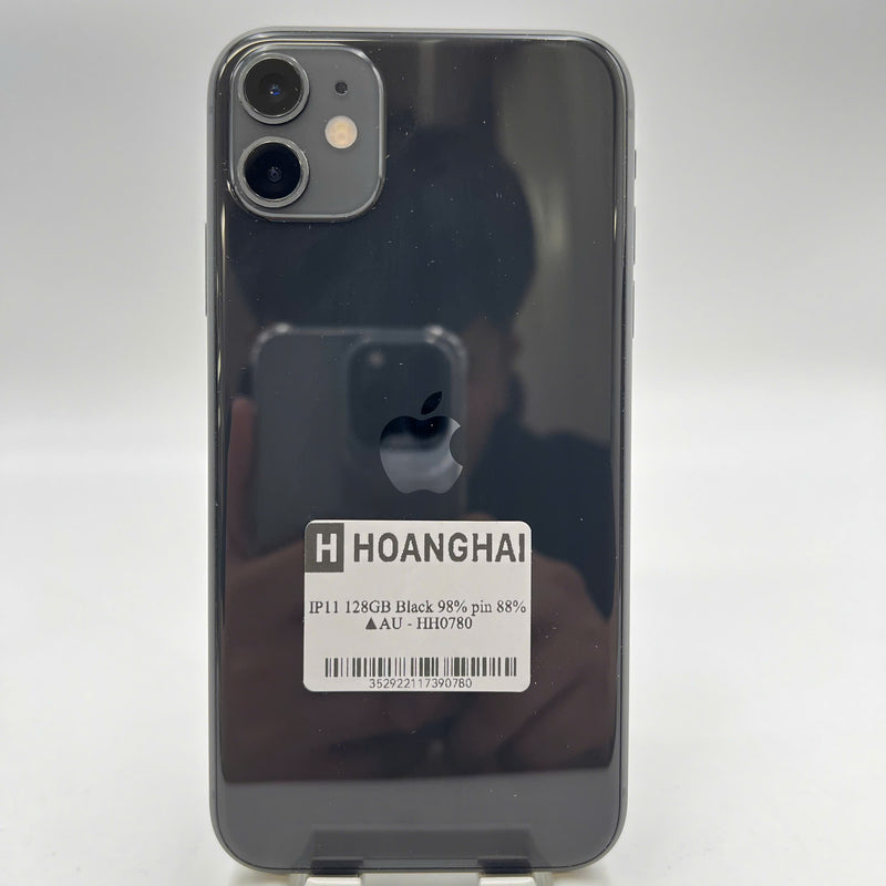 iPhone 11 64GB Black 98% battery 89% The device has paid off all network bills and is used like an Apple International (LKCH battery, scratched edges, scratched orange edges) - HH9158 