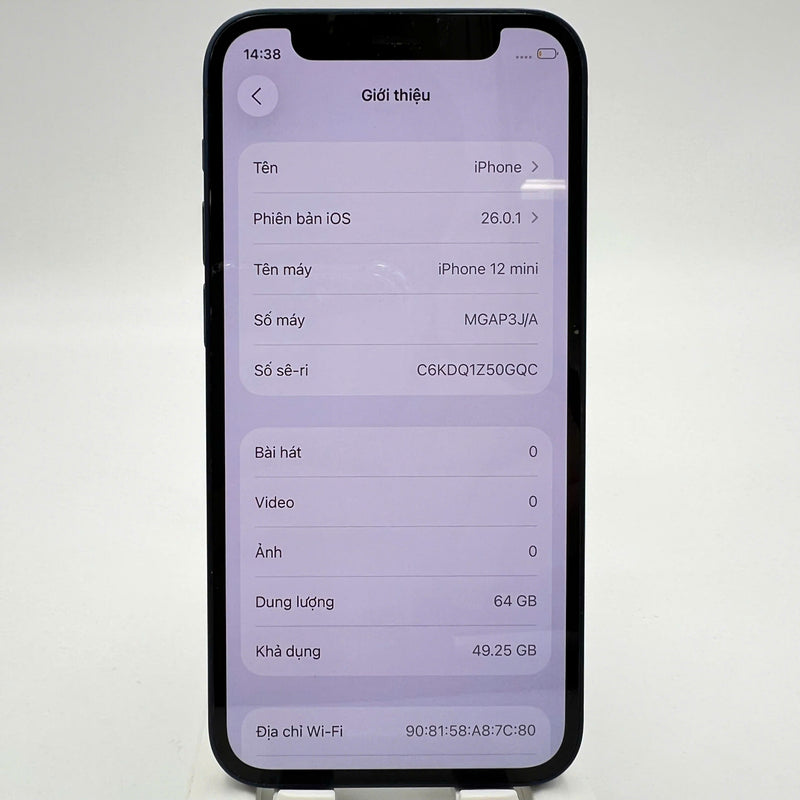 iPhone 12 Mini 64G Red 98% battery 100% The device has paid off all network bills and is used like Apple International (Replaced battery, scratched screen, scratched edges, scratched orange edges) - HH9840 