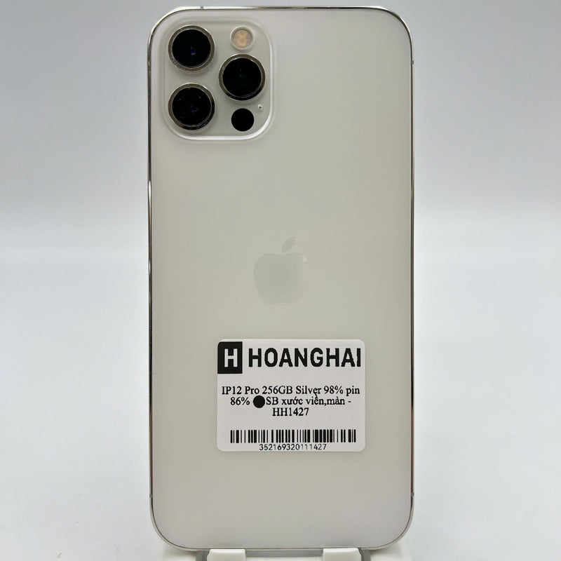 iPhone 12 Pro 128GB White 98% battery 87% The device has paid off all network fees and is used like an Apple International (scratched edges) - HH9918 