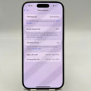 iPhone 15 Pro 128GB Black 98% battery 88% International from SB (No SB sim - 0.5x spots, scratched edges, scratched screen) - HH7283 